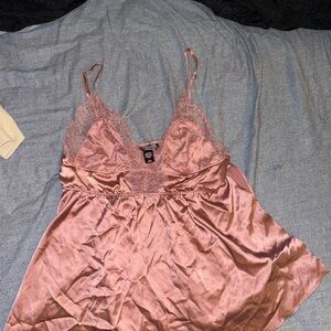 Victoria's Secret Pink Lace Chemise
